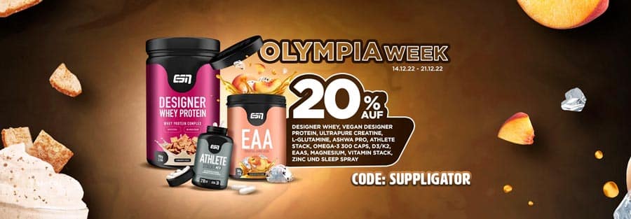 ESN Olympia Week Aktion mit 20% Rabatt