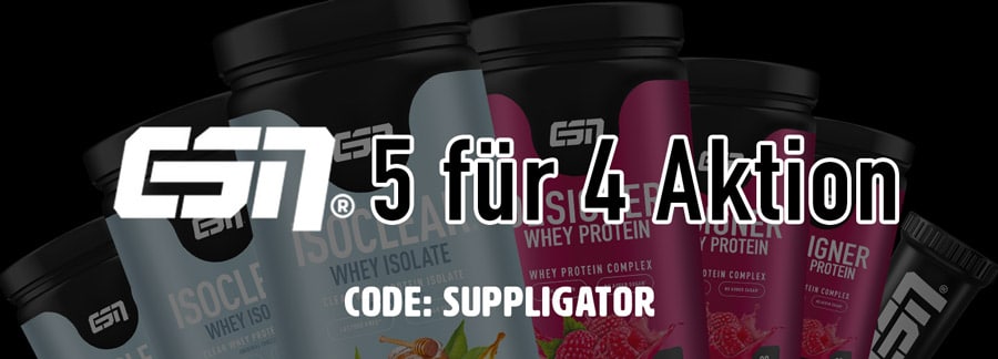 5 für 4 Aktion bei neuer ESN Aktion + gratis Chips-Box ab 100 € Bestellwert