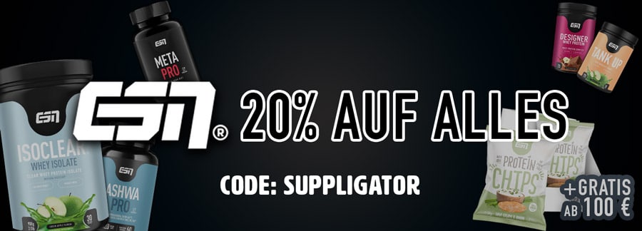 20% auf alles bei ESN + gratis Chips ab 100 €