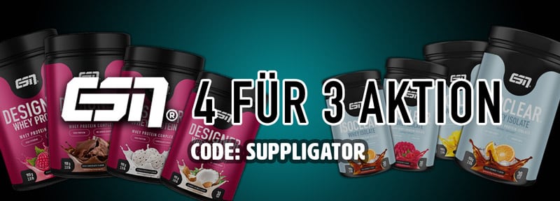ESN 4 für 3 Aktion + Release Isoclear Cola-Orange