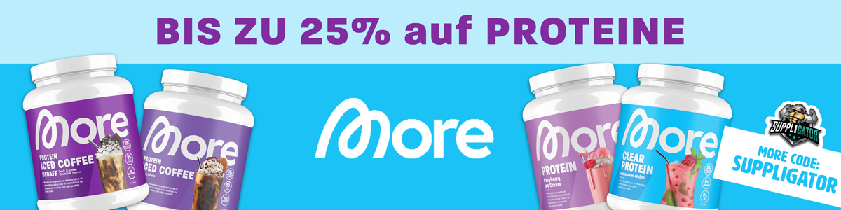 Bis zu 25% Rabatt bei More Summer-Proteinaktion + 4 neue Produkte
