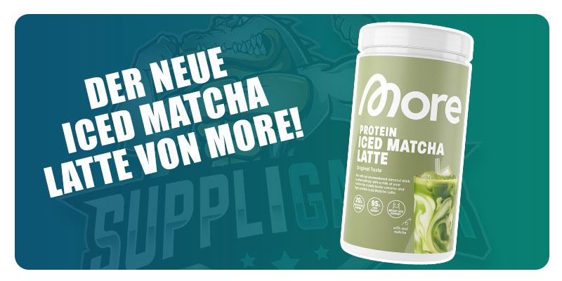 More Protein Iced Matcha Latte – Restock am Sonntag