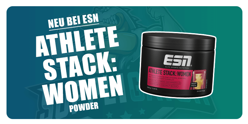 Athlete Stack Women Powder – Alle Nährstoffe in einem Drink