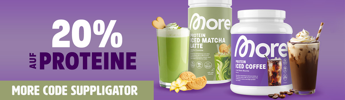 20% auf Proteine bei More mit Launch vieler neuer Produkte
