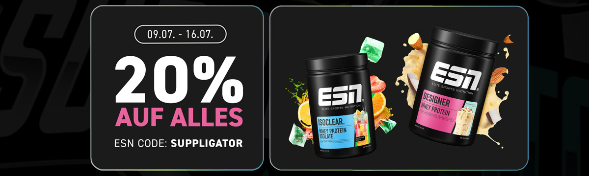 20% auf alles bei ESN