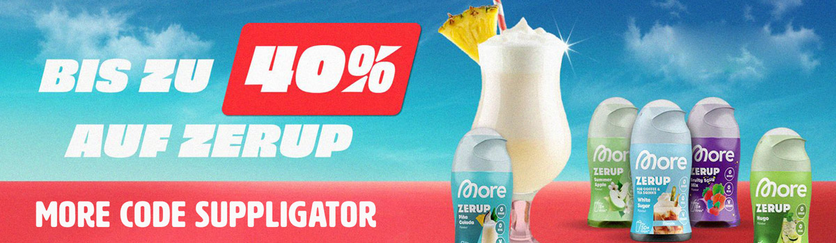 Bis zu 40% auf Zerups + Neu: Pina Colada, Hugo und mehr!