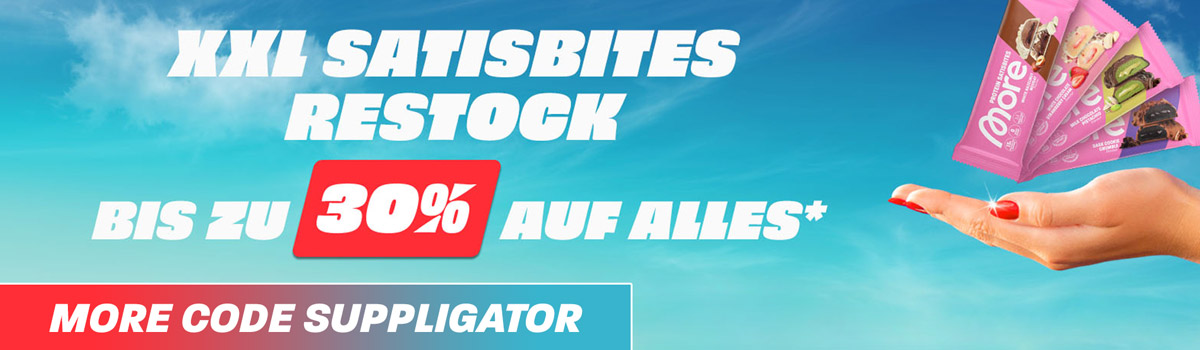 Bis zu 30% auf alles bei More mit Satisbites-Special