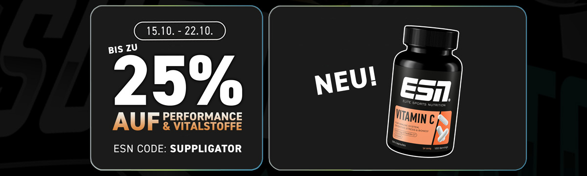 Bis zu 25% auf Performance und Vitalstoffe zur Immunity Week