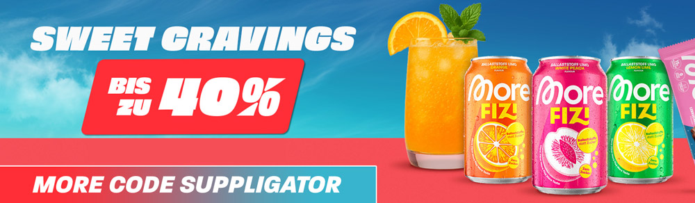 Bis zu 40% Rabatt bei More Sweet Cravings Aktion mit Launch des Fizi und Satisbites Lebkuchen