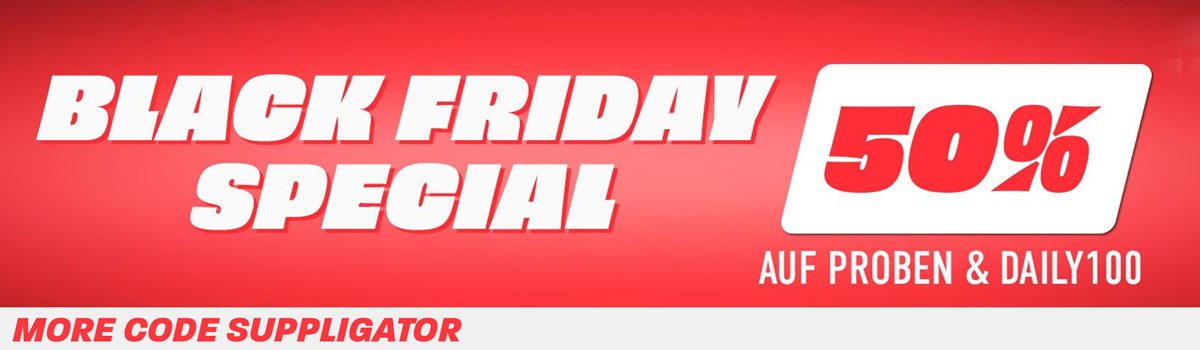 More Black Friday Special mit bis zu 50% Rabatt