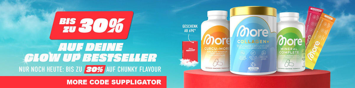 More Glow-Up Bestseller Aktion mit bis zu 30% und neuen Innovationen