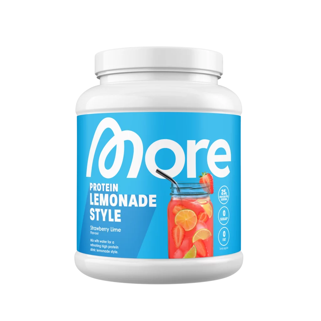 More Clear Protein Lemonade Style Strawberry Lime