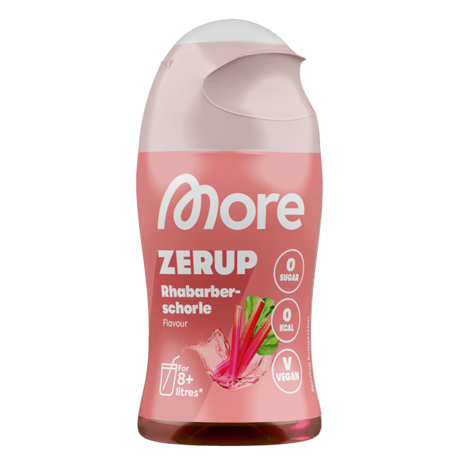 Zerup – Zero Sirup – Rhabarberschorle