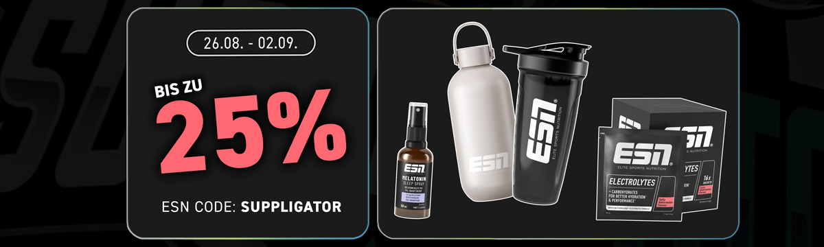 Bis zu 25% bei ESN mit Hydration-Launch