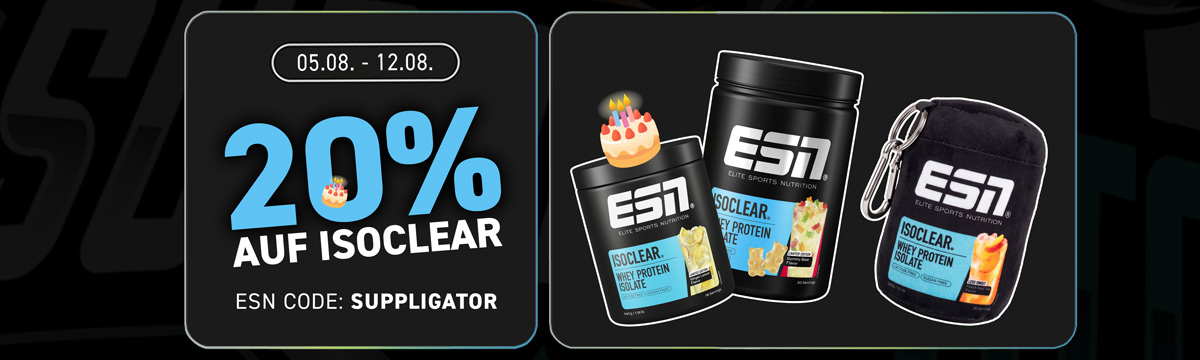 ISOCLEAR Birthday bei ESN mit 20% Rabatt