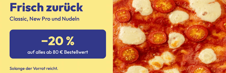 20% auf alles bei More Taste
