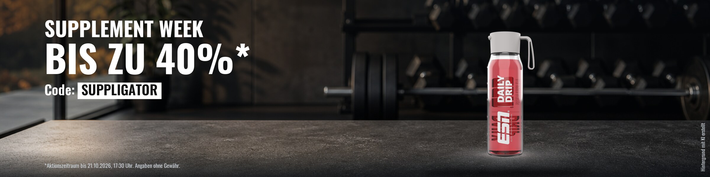 ESN Supplement Week – bis zu 40 %