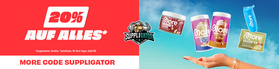 20% auf alles bei More mit vielen Launches!