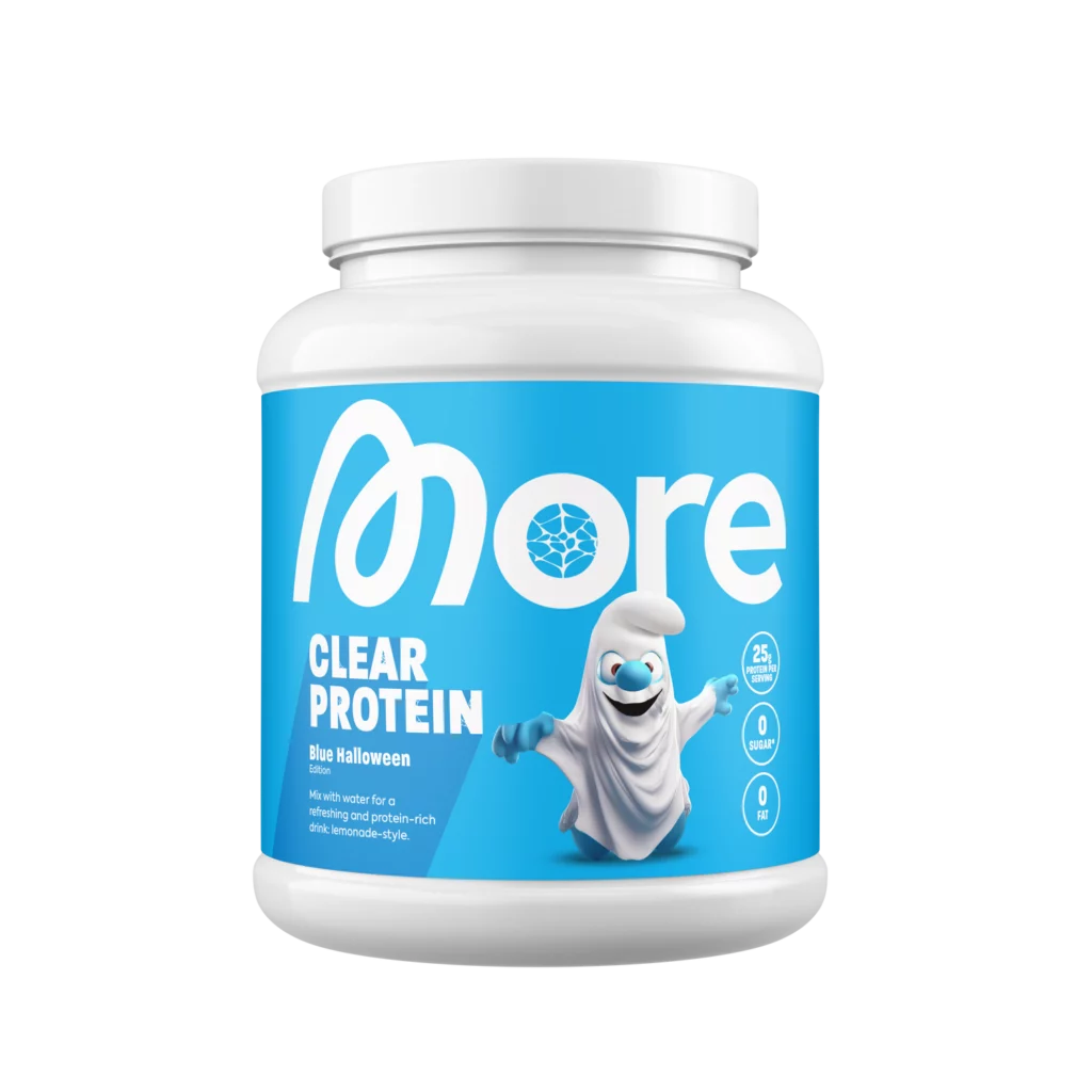 More Clear Protein Blue Halloween Edition